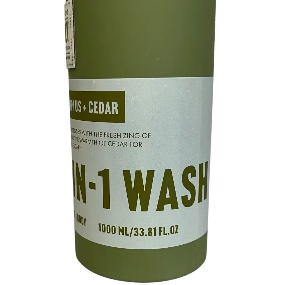 NEW London Fog Supply |‎ Eucalyptus 3-in-1 Refreshing Wash for Men 33.8 fl oz